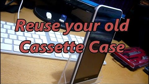 Old Cassette Case to a DIY Phone Holder | TechNerd