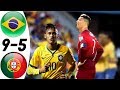 Brazil vs Portugal 9:5 - All Goals & Extended Highlights RESUMEN & GOLES (Last 3 Matches) HD