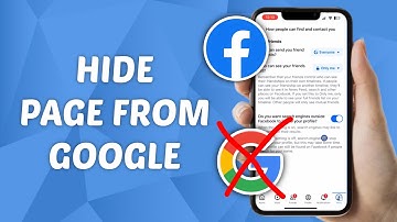 How to Hide Facebook Page from Google Search
