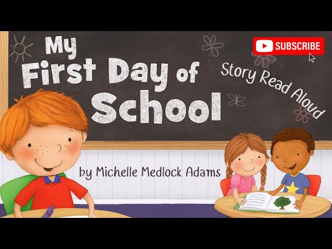 📚 My First Day of School A Story Read Aloud by Michelle Medlock Adams ...