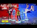 Red vs blue