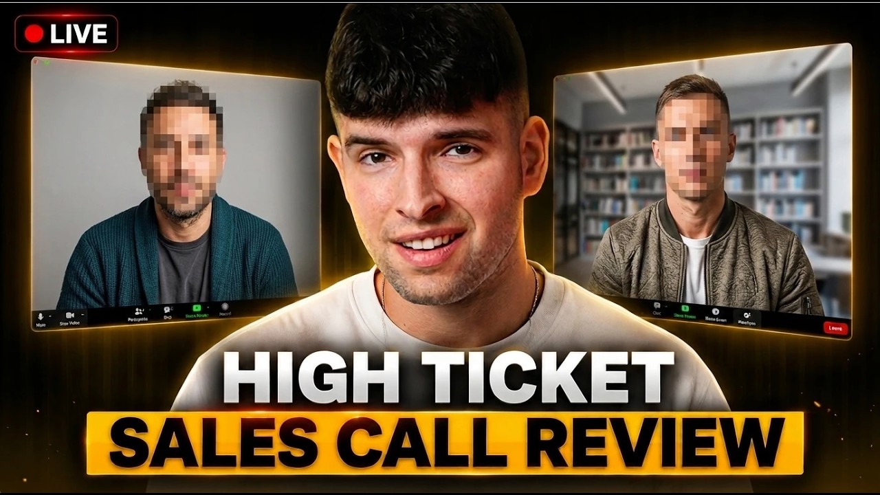 Watch this Sales Call Review to Earn $20,000 Per Month In High-Ticket Sales