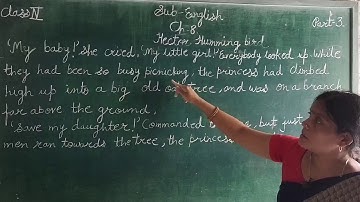 English Ch-8 Hector Humming Bird Part-3 Class-4