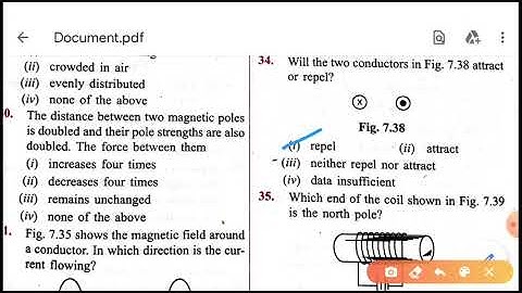 CHAPTER - 7  MAGNETISM AND ELECTROMAGNETISM