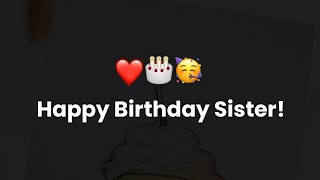 Happy Birthday Behna ?❤️ | Birthday Message for Sister | Happy birthday poetry | KKSB