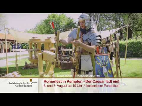 Römerfest Kempten 2016 - Kostenlose Fahrten mit dem Bus für Festbesucher Römerfest Kempten 2016 - Kostenlose Fahrten mit dem Bus für Festbesucher