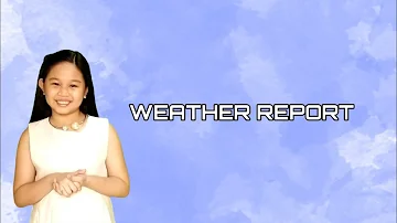 Weather Forecast Philippines Today | weather forecast sample | kids weather report #easy #simple