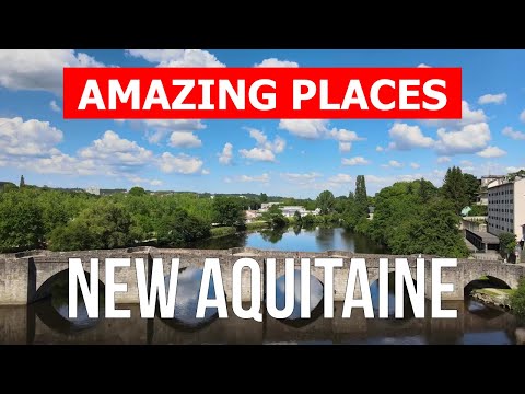 Travel to New Aquitaine, France | Tourism, nature, cities, overview, tours, places | Video 4k drone