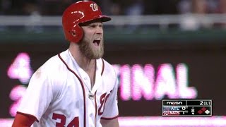 4/12/16: Harper's double lifts Nationals over Braves