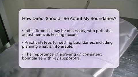 How Direct Should I Be About My Boundaries? - Inside Body Image