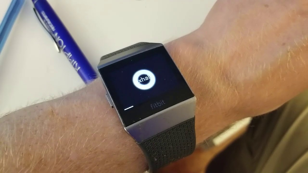 fitbit charge 3 breathing exercises