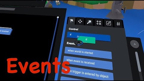 Facebook Horizon: Events Tab