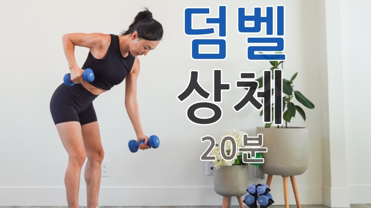 [팔라인 성형] 팔뚝살은 빼고 어깨 팔 근육은 탄탄히 만드는 덤벨 상체 / 20 분 홈트 루틴 / SHOULDER & ARM DUMBELL WORKOUT