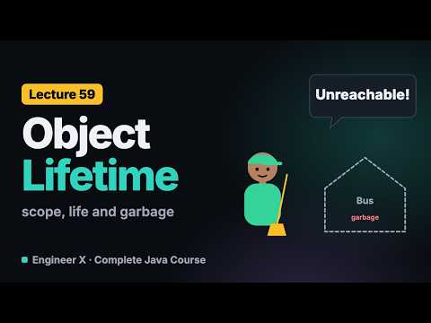 Java Garbage Collection and Variable Scope: How Long an Object Lives | Java Course L59