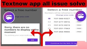 Textnow area code problem 2022||Textnow app not working || Textnow app all issue solve