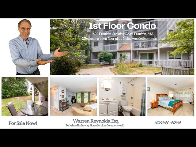 Condo for sale   602 Franklin Crossing Rd Franklin MA