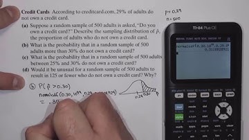Statistics Section 8.2 Video 3 of 4