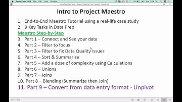11. Tableau Prep Step-by-Step Part 9 - Unpivoting or Folding