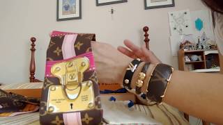 Louis Vuitton TWIST leather bracelet & Summer Trunk Bandeau/ Chanel LV 