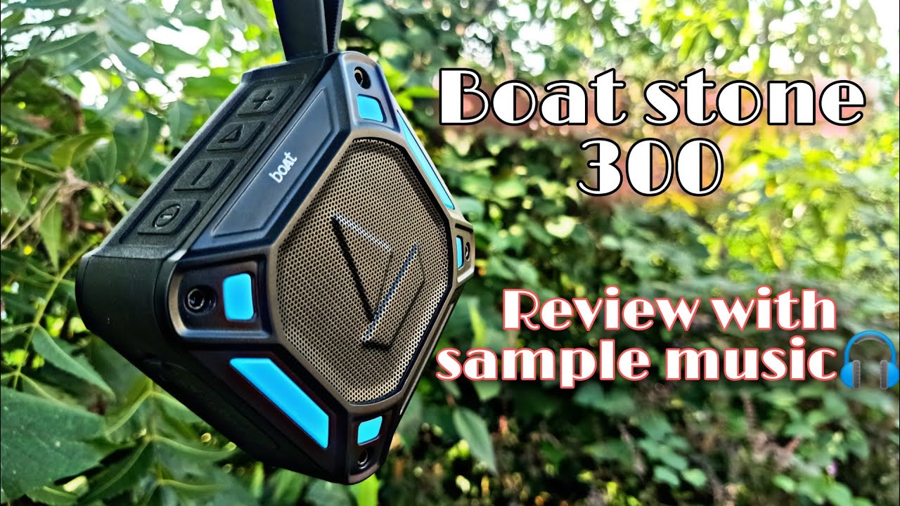 Best bluetooth speaker under 2000 Boat stone 300 Review with sample