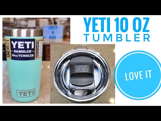 YETI Rambler 10 oz Tumbler, Stainless Steel, Vacuum Insulated  with MagSlider Lid, Seafoam: Tumblers & Water Glasses