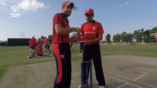 Highlights from hong kong's four-wicket victory over jersey in match 4
of the icc cricket world cup challenge league b.