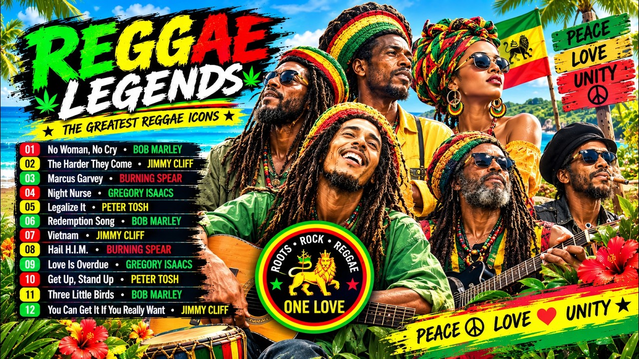 Roots Reggae Bob Marley Greatest Hits Full Album - Bob Marley