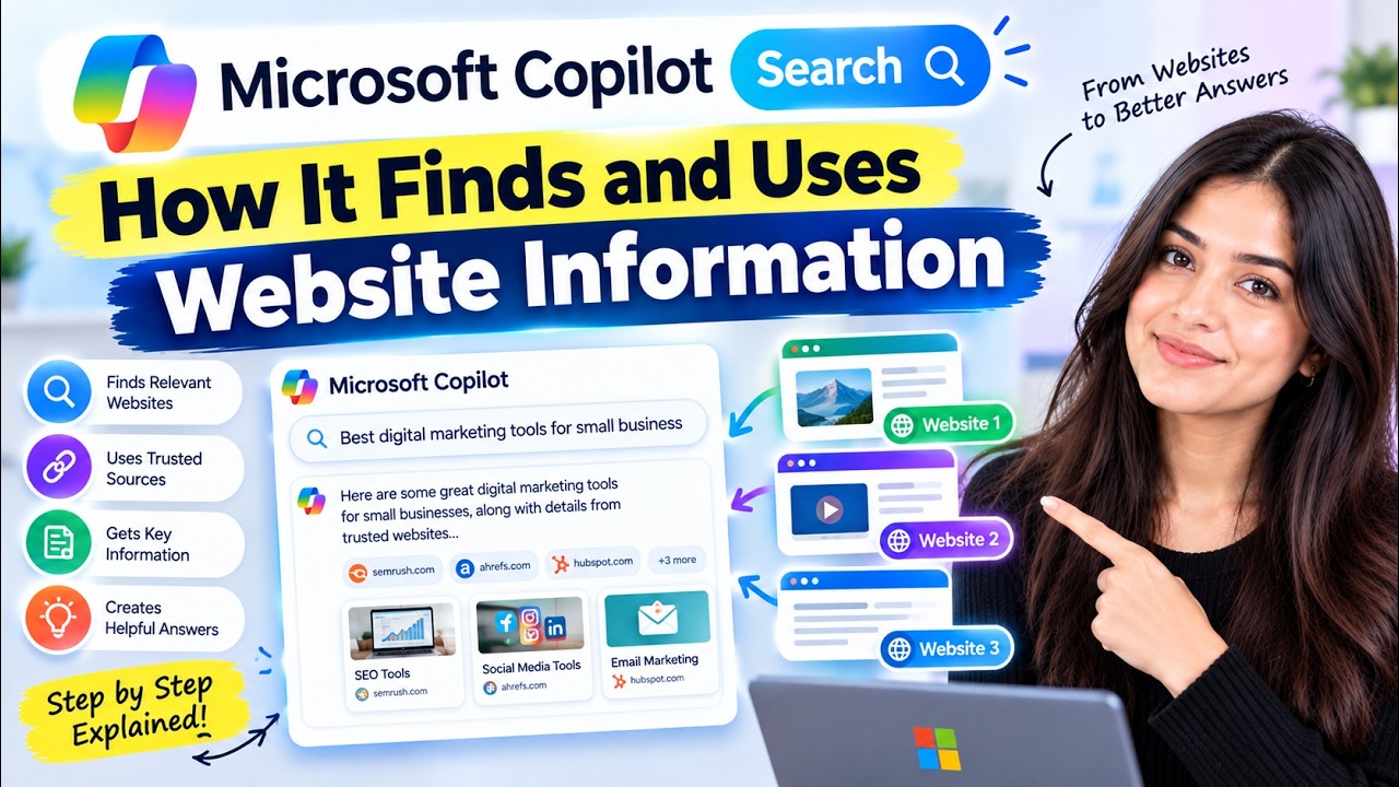 How Microsoft Copilot Search Finds Uses Website Information - AI SEO 2026 Full Tutorial #seo #aiseo