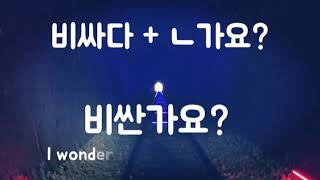 Songwon's Korean Grammar for Speaking 2 - ㄴ가요, 은가요 (wonder2)