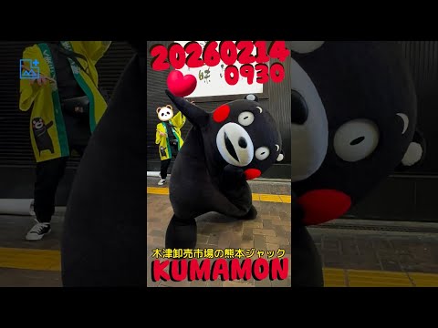 ①2026.2.14(9:30)(Vertical version) A heart gift from Kumamon