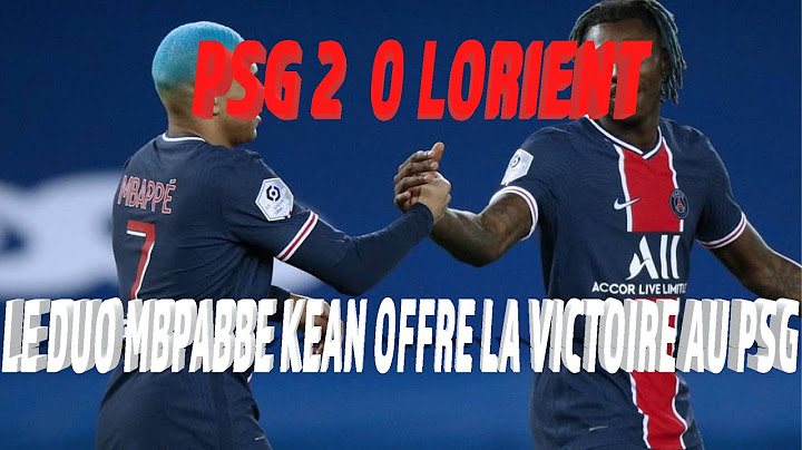 Résumé du match PSG Lorient : le duo Mbappé Kean offre la victoire au PSG