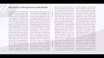 Bela Bartok-String Quartet No.1 Op.7, Sz.40 (Emerson String Quartet 1988) Pt.2 HD