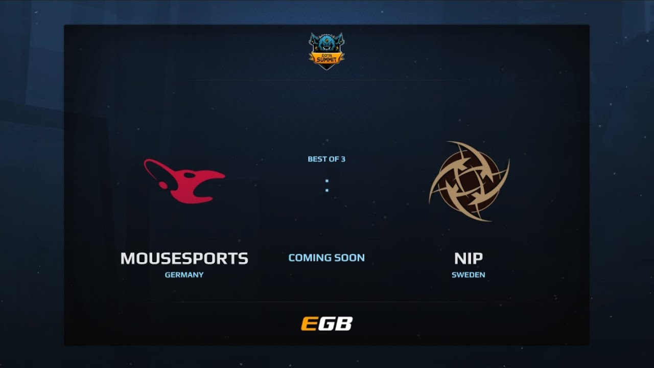 Mousesports vs NiP, Game 3, Dota Summit 7, EU Qualifier
