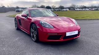 718 Cayman Carmine Red 20 Plate