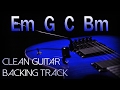 Clean Rock Guitar Backing Track E minor