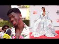 Lil Nas X Does a COSTUME CHANGE on the BET Awards Red Carpet (Exclusive)