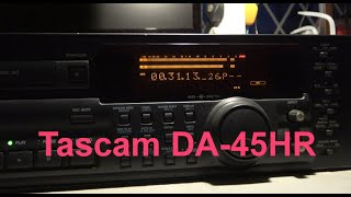 Tascam DA45HR High Resolution 24bit professional DAT recorder repair.