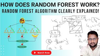 complete random forest algorithm explained with dataset .maths Behind Random Forest Explained ,ML