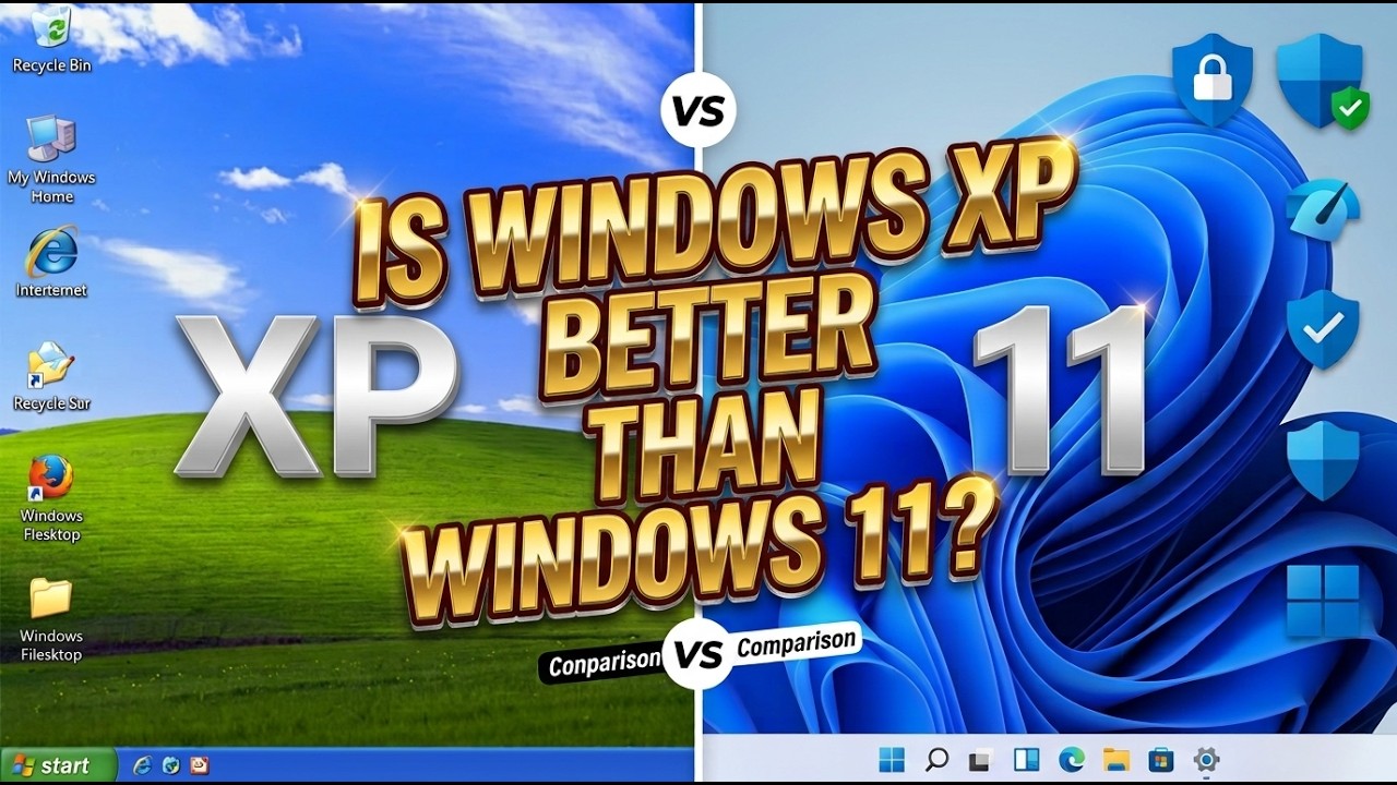 Is Windows XP Better Than Windows 11? - YouTube