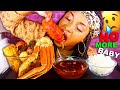 SEAFOOD BOIL MUKBANG FEAST With BROWN GLORY SAUCE | QUEEN BEAST