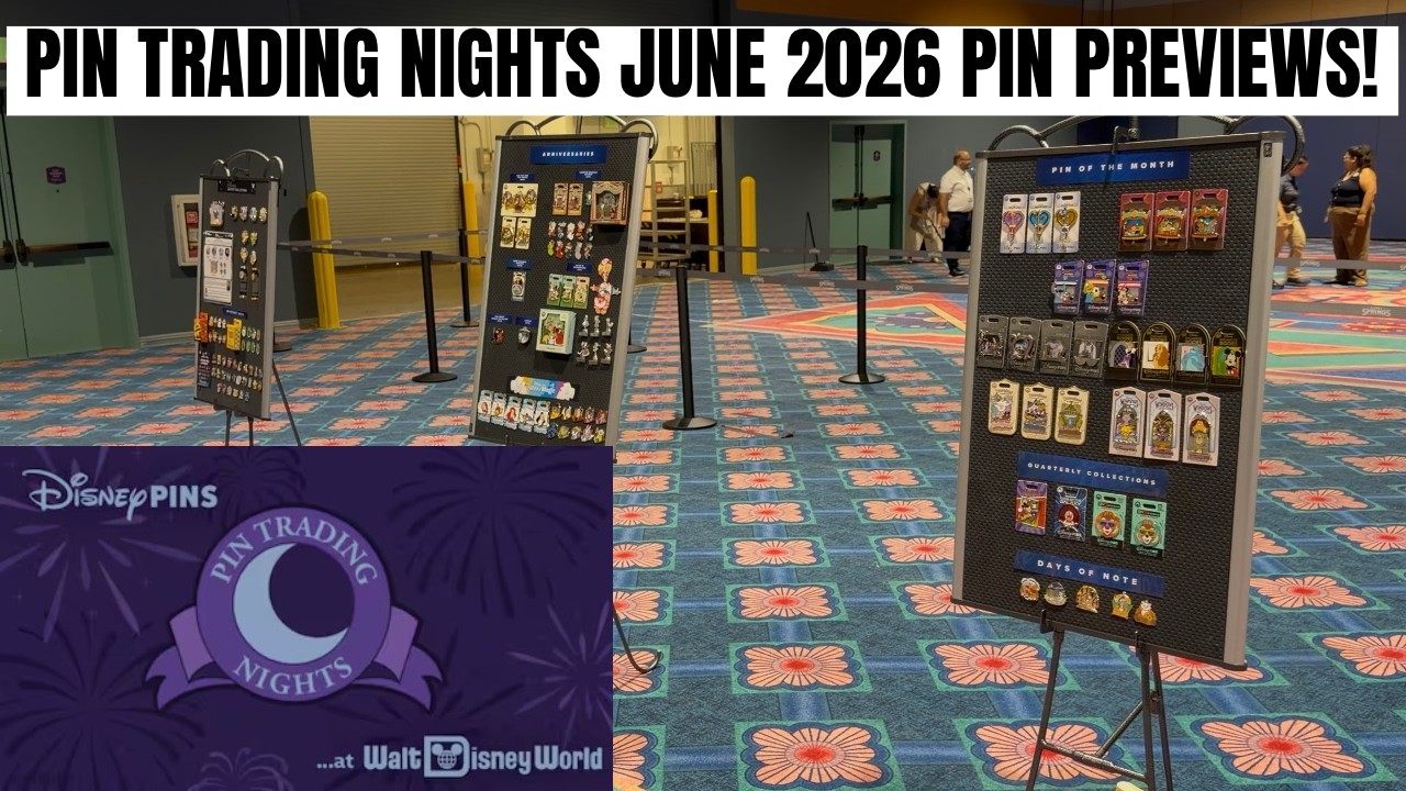 Disney Pin Previews from Pin Trading Nights June 2026!