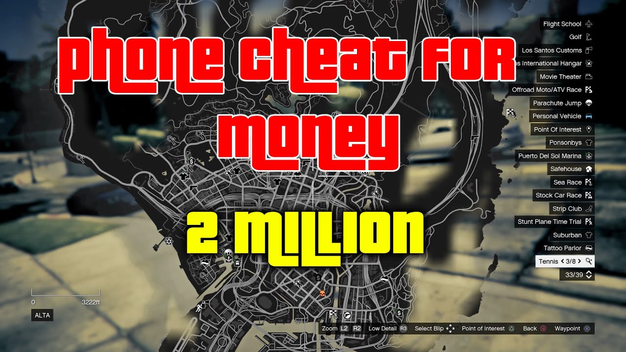 GTA V New Money Cheat For 2 Million Money YouTube 