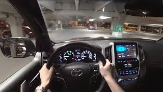 2018 Toyota Land Cruiser - POV Night Drive (Binaural Audio)