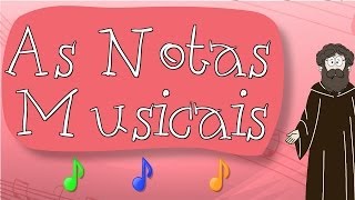 Video thumbnail of "GUGUDADA - As Notas Musicais (animação infantil)"