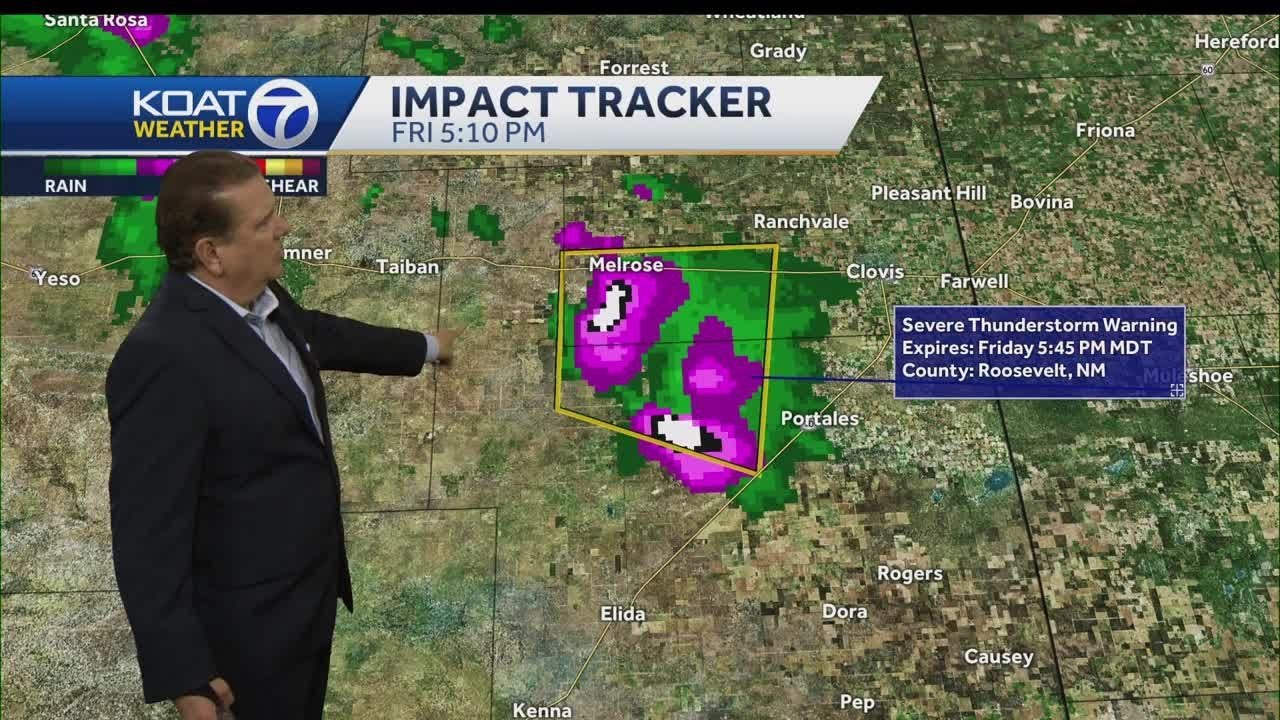 Warmer weekend with severe storms for eastern New Mexico - YouTube