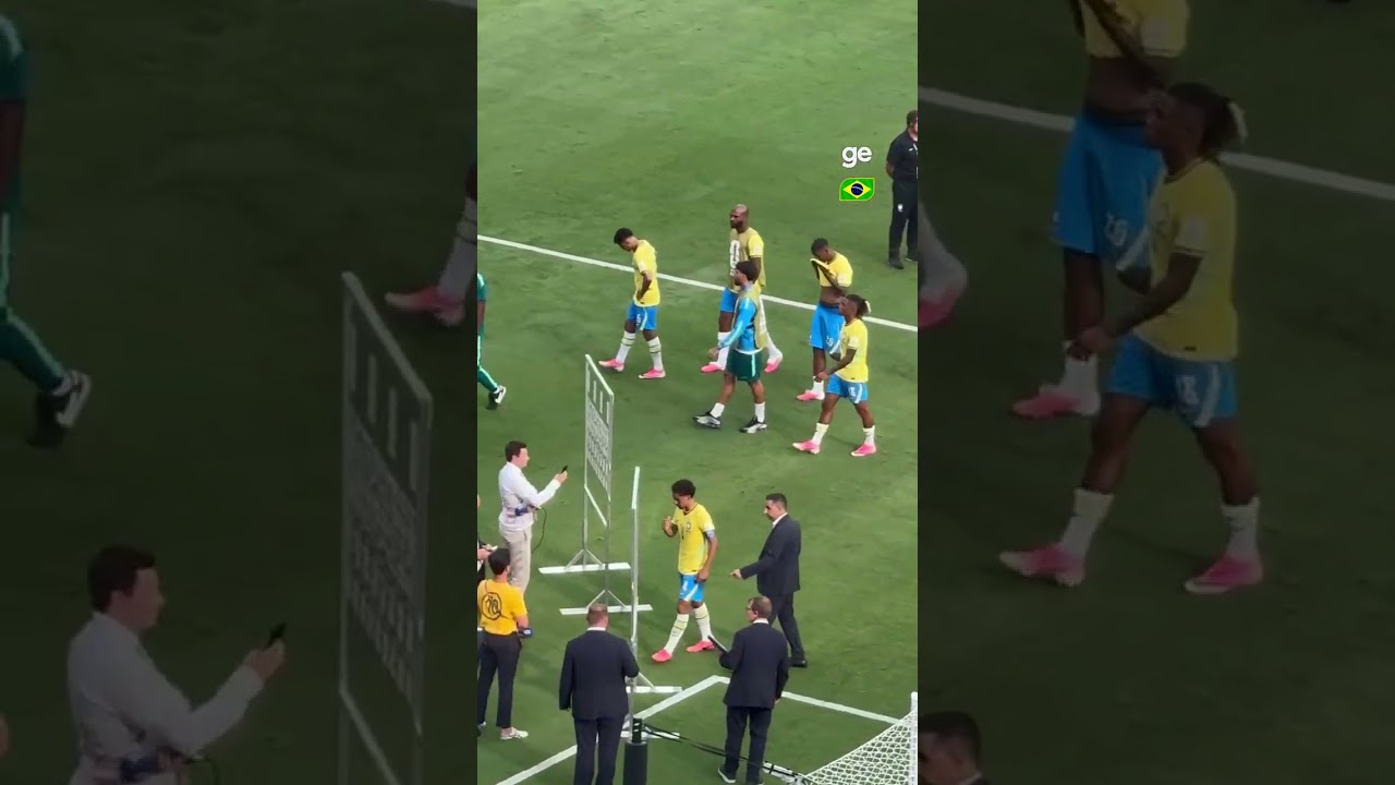 TORCIDA BRASILEIRA APLAUDE O TIME NA SAÍDA DO GRAMADO | #shorts | Copa do Mundo 2026 | ge.globo