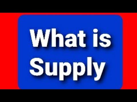 Video: Hva er meningen med forsyningsbrett?