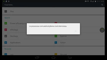 Comment Peut-on débloquer un téléphone quand le processus com Android s'est arrêté ?