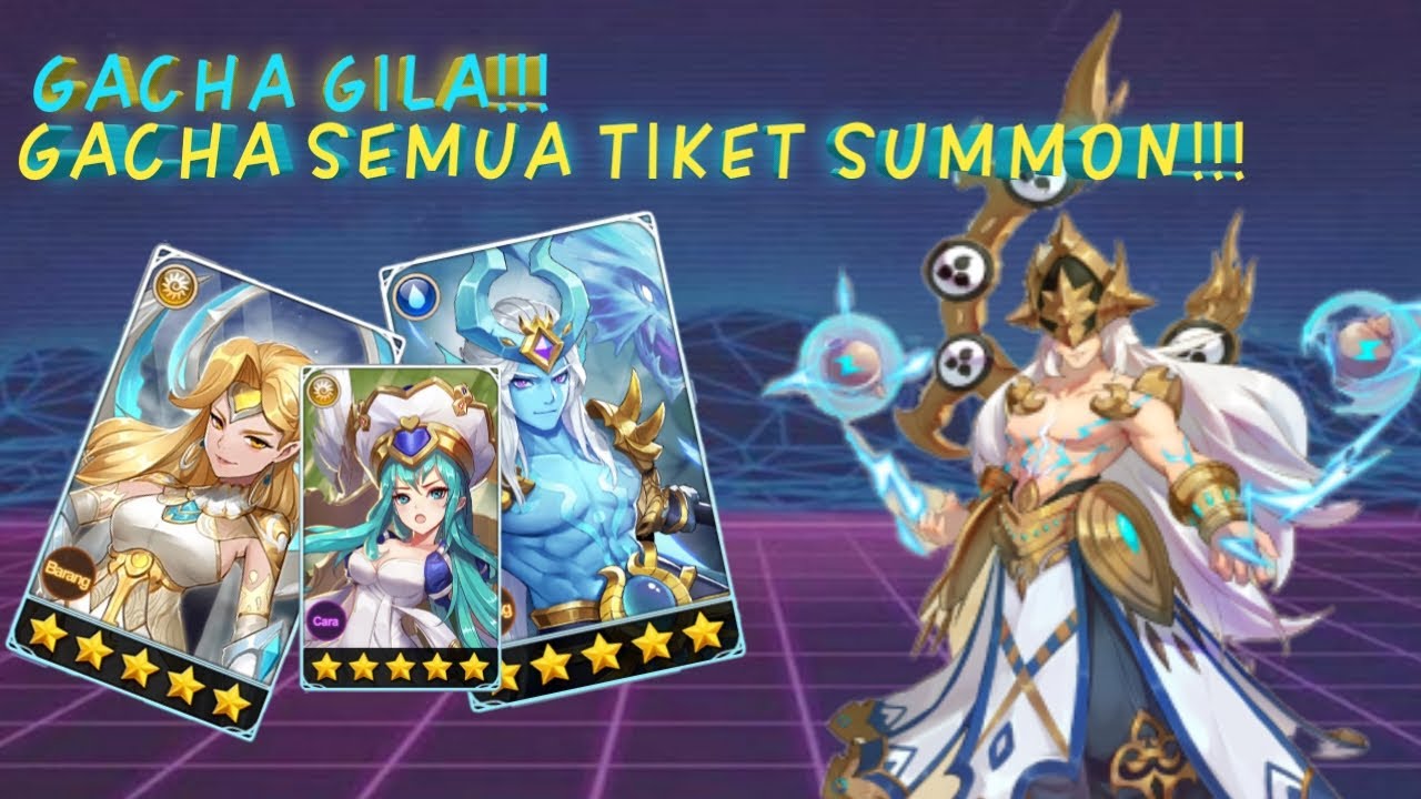 GACHA GILA!!! GACHA SEMUA TIKET YANG ADA DI SEMUA SUMMON!!! PART 2-Idle Legends