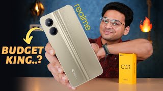 Realme C33 Unboxing and Review 🔥 | Budget King .? 🤔 At Rs 8,999/- Only | Unisoc T612 🚀
